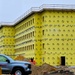 April 2025 barracks construction operations for East Barracks Project at Fort McCoy