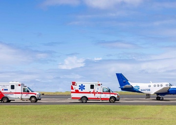 American Medical Response, Hawaii Life Flight Expedite Air Medical Transport via PMRF Airfield