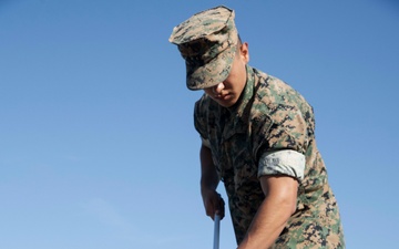 15th MEU Marines, ACU 5 Sailors Conduct Barracks Beautification for Operation Clean Sweep II
