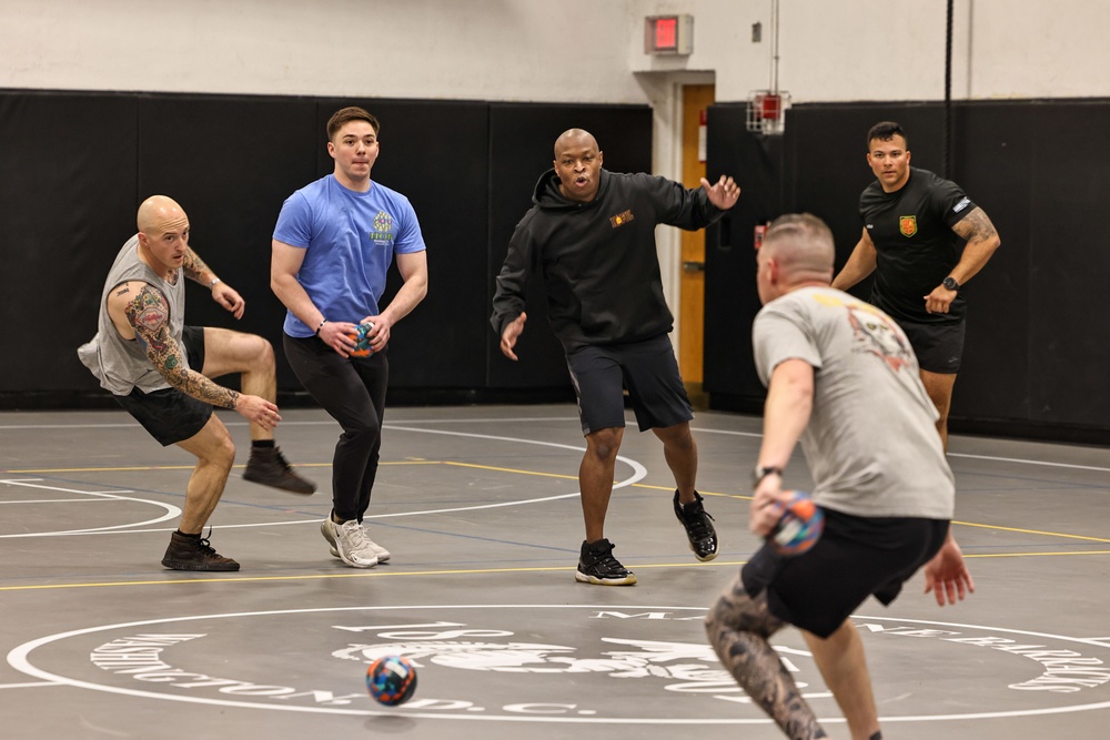 MBW Staff NCO vs Officer Dodgeball
