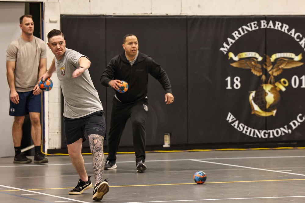 MBW Staff NCO vs Officer Dodgeball