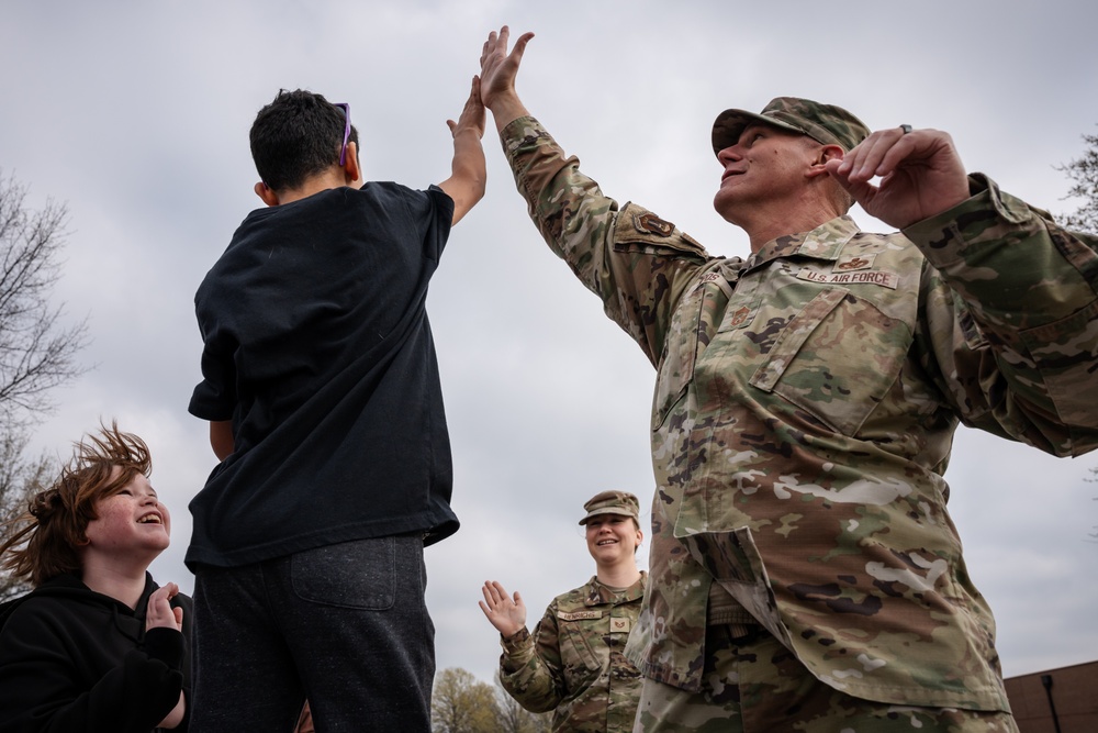 Team Whiteman celebrates military children during annual walk