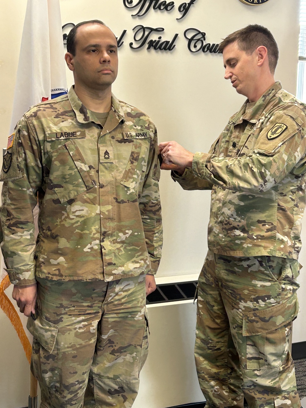 OSTC celebrates new shoulder sleeve insignia during patching ceremony