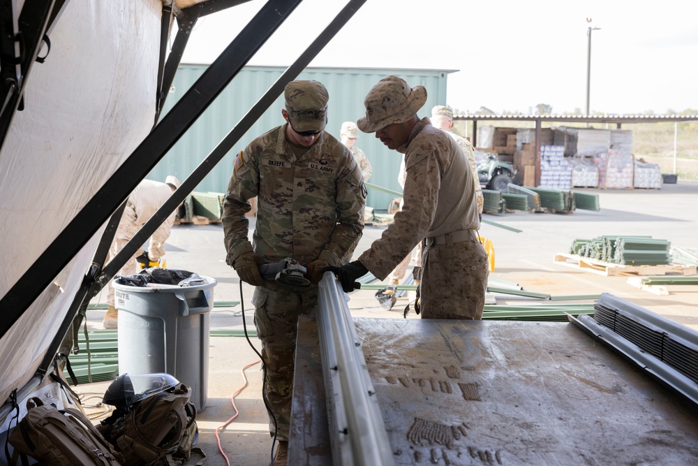 Task Force Sapper hosts 10th Mountain Soldiers at the southern border