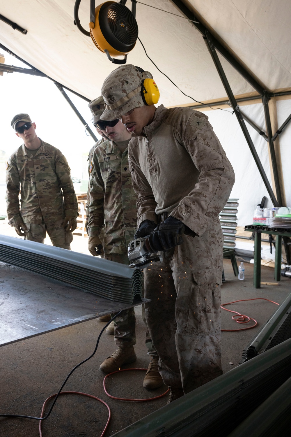 Task Force Sapper hosts 10th Mountain Soldiers at the southern border