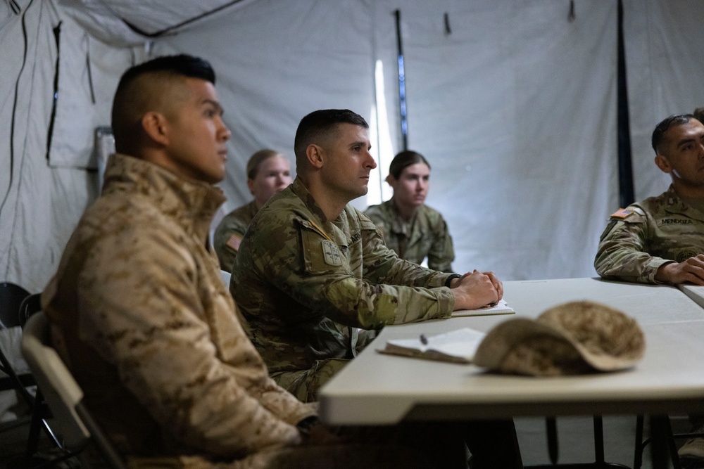 Task Force Sapper hosts 10th Mountain Soldiers at the southern border