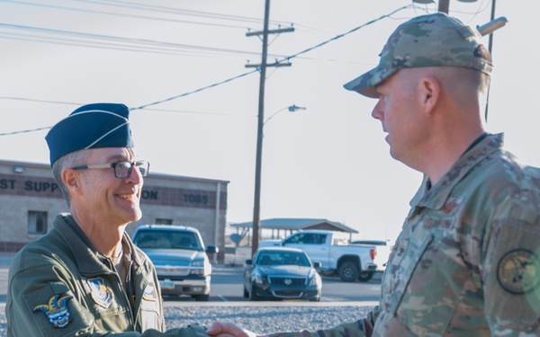 Air Force Test Center commander visits 704th Test Group at Holloman Air Force Base