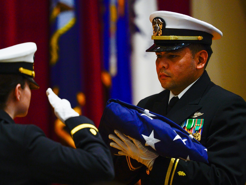 U.S. Navy Capt. Raul Carrillo Retirement Ceremony Onboard NMCSD