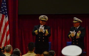 U.S. Navy Capt. Raul Carrillo Retirement Ceremony Onboard NMCSD