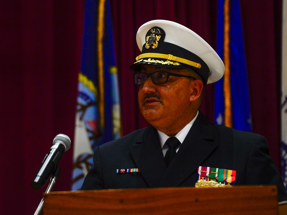 U.S. Navy Capt. Raul Carrillo Retirement Ceremony Onboard NMCSD