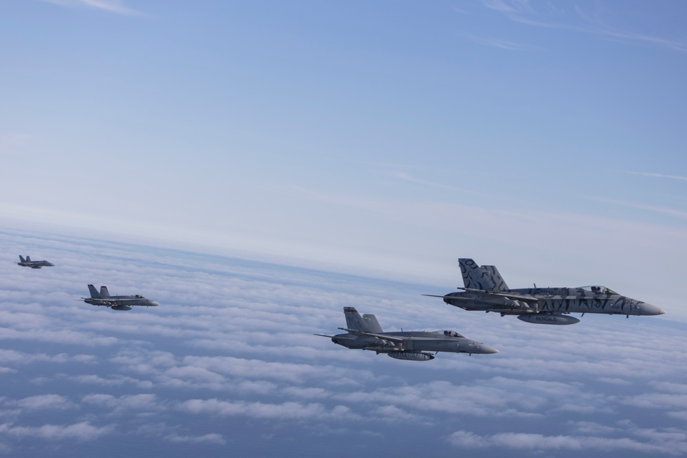 WTI 2-25 F/A-18 Hornet Aerial Refuel