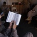 U.S. Marine participates in Sunday services along southern border barrier