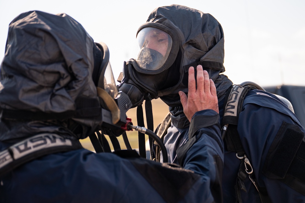 Malmstrom CBRN team exercises skills in Browning, MT
