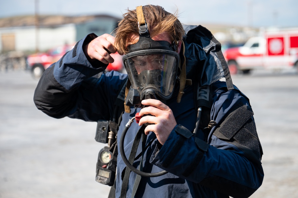 Malmstrom CBRN team exercises skills in Browning, MT