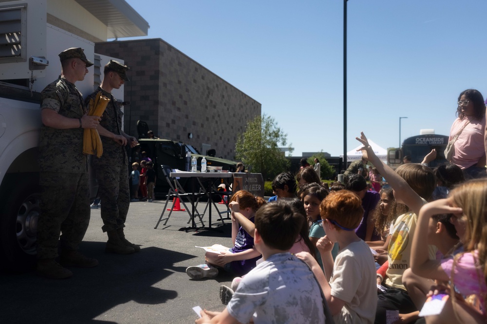 Mary Fay Elementary School Vehicle Career Day