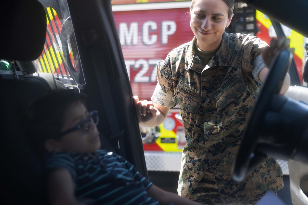 Mary Fay Elementary School Vehicle Career Day