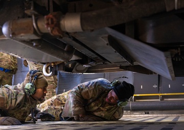 62d APS readies fire truck for airlift, supporting swift humanitarian aid