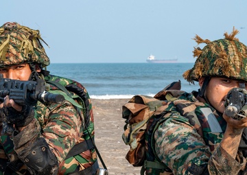 U.S., Indian joint forces conduct large-scale amphibious landing drill during Exercise Tiger Triumph 2025