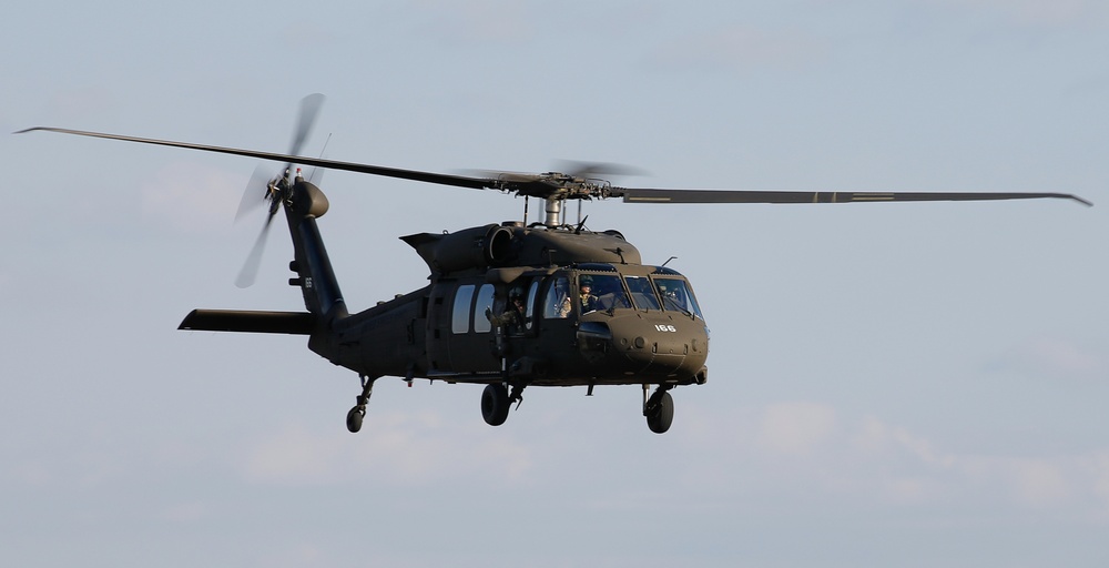 135th AVN UH-60 Aerial Gunnery Range