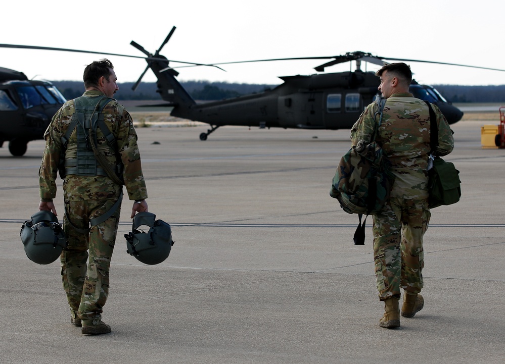 135th AVN UH-60 Aerial Gunnery Range