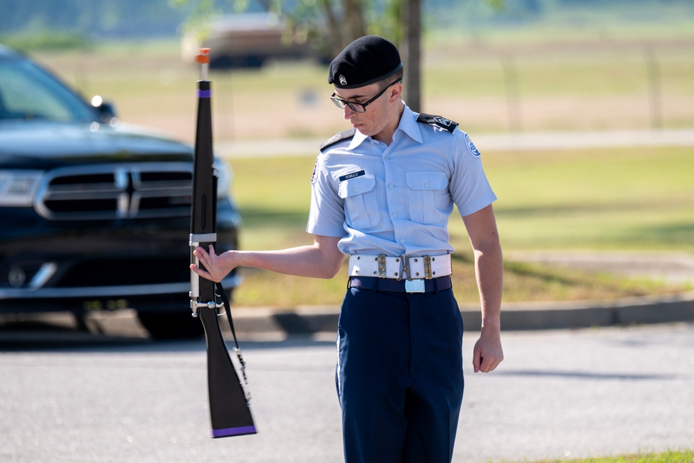 JROTC Cadets Face Off in Top Gun Drill Meet at McEntire Joint National Guard Base