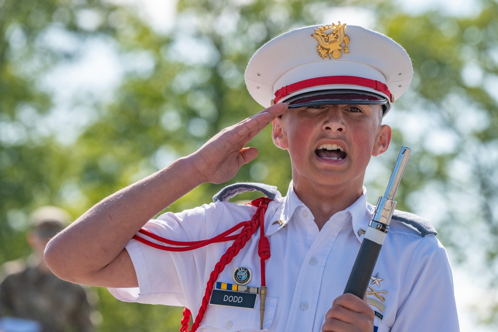 JROTC Cadets Face Off in Top Gun Drill Meet at McEntire Joint National Guard Base