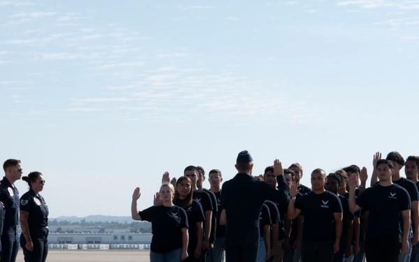 2025 Southern California Air Show new recruit enlistment