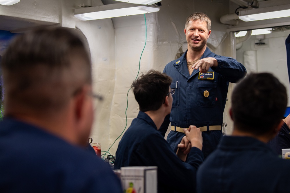 Command Master Chief USS Gridley
