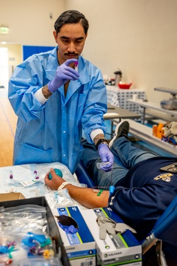 Community Support Shines in United States Naval Hospital Sigonella’s Walking Blood Bank Donor Pre-screening Event