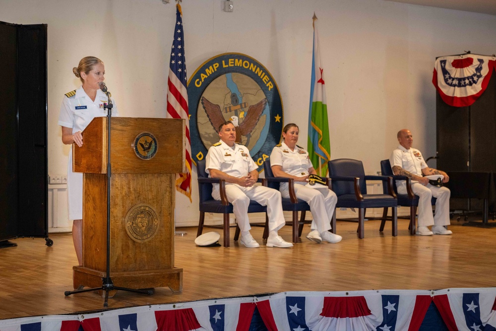 Camp Lemonnier Change of Command