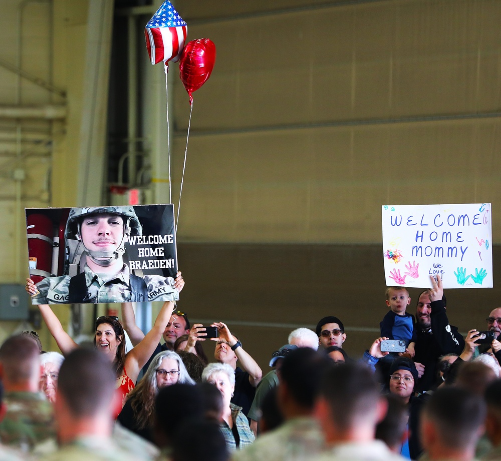 Illinois Army National Guard units return home after successful deployment for Operation Spartan Shield