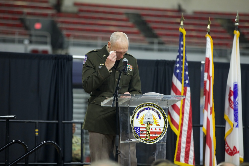Officers from the DC National Guard’s Multi-agency Aumentation Command are Honored with Promotions