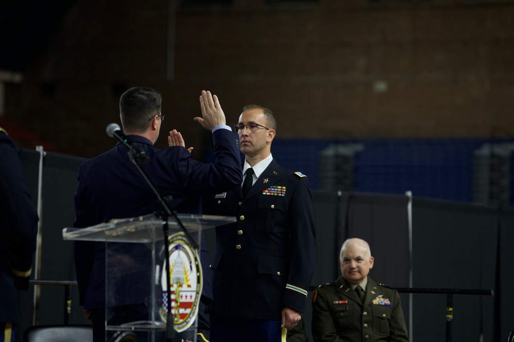 Officers from the DC National Guard’s Multi-agency Aumentation Command are Honored with Promotions