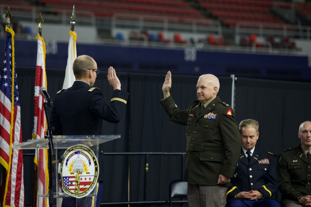 Officers from the DC National Guard’s Multi-agency Aumentation Command are Honored with Promotions