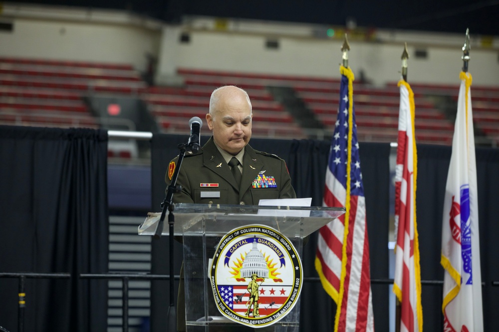 Officers from the DC National Guard’s Multi-agency Aumentation Command are Honored with Promotions
