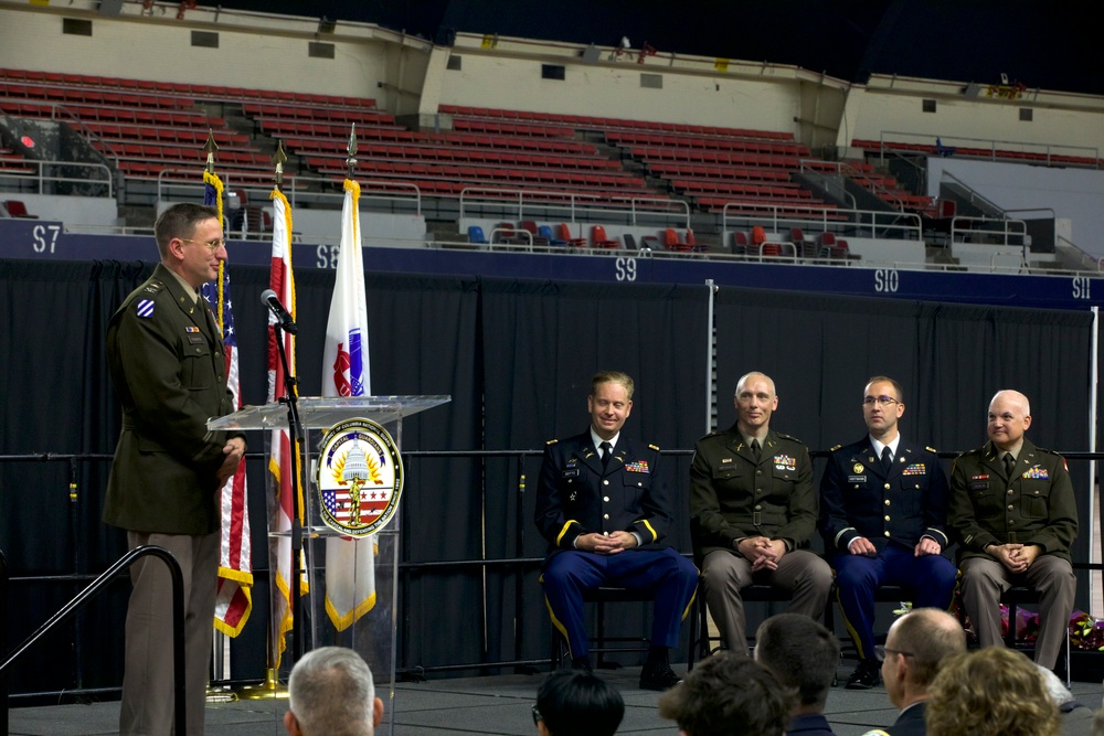 Officers from the DC National Guard’s Multi-agency Aumentation Command are Honored with Promotions
