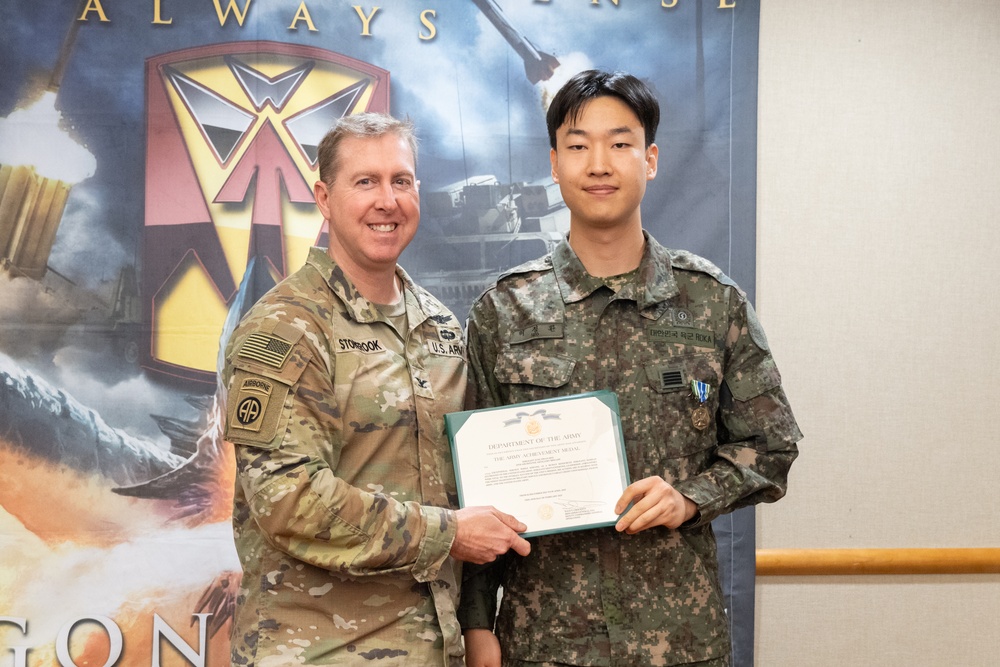 SGT Jung Hwan Heo ETS Ceremony