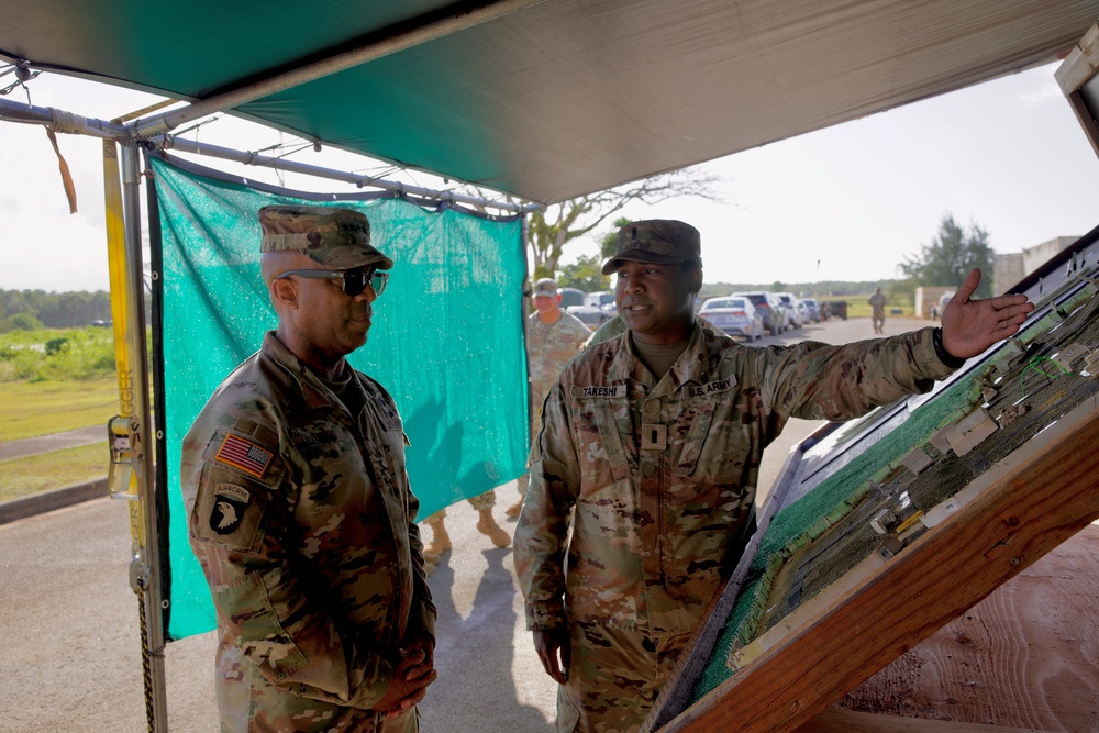 USARPAC Commander Visits Guam THAAD Site