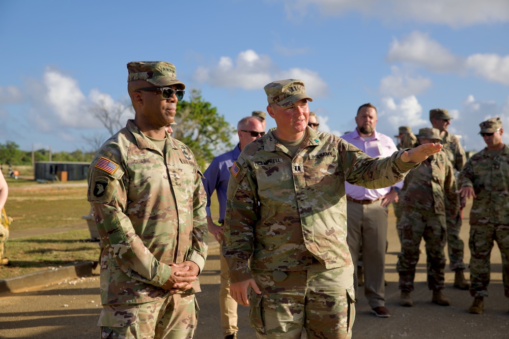 USARPAC Commander Visits Guam THAAD Site