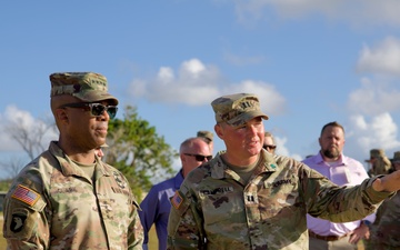 USARPAC Commander Visits Guam THAAD Site