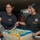 Iwo Jima Bake Shop Sailors Cut Cake For Crew