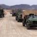 U.S. Marines and Sailors perform convoy operations