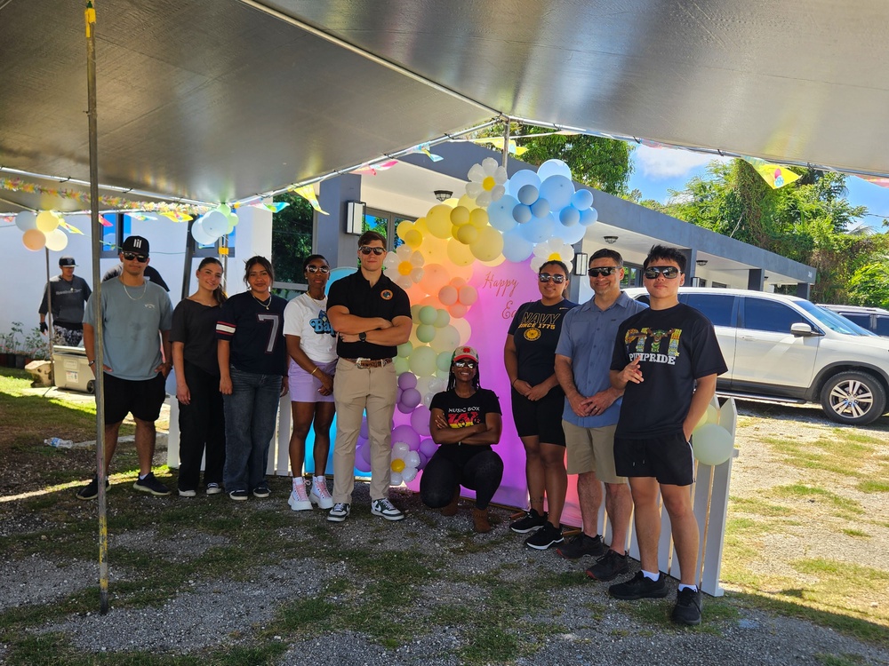 Marines and Sailors volunteer for the Piti Easter celebration