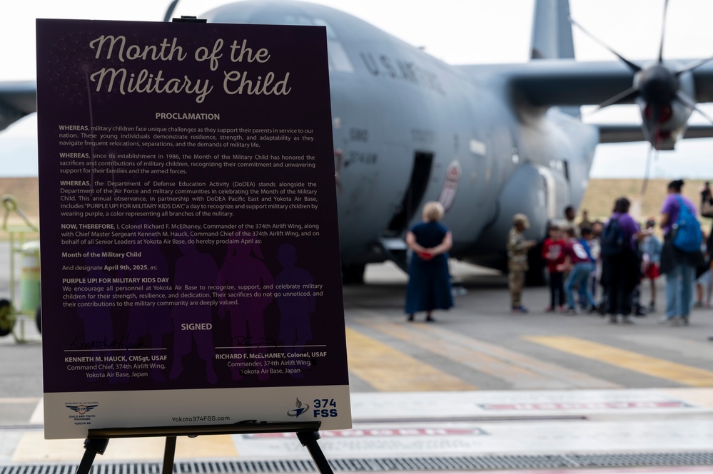 Team Yokota celebrates Month of the Military Child