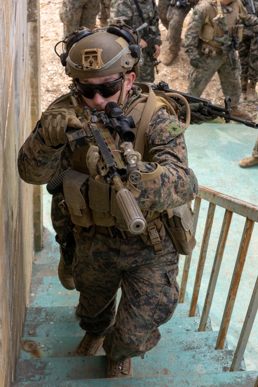 4th Marine Regiment and ROK Marines conduct CQT Training and Patrolling during KMEP 25.1