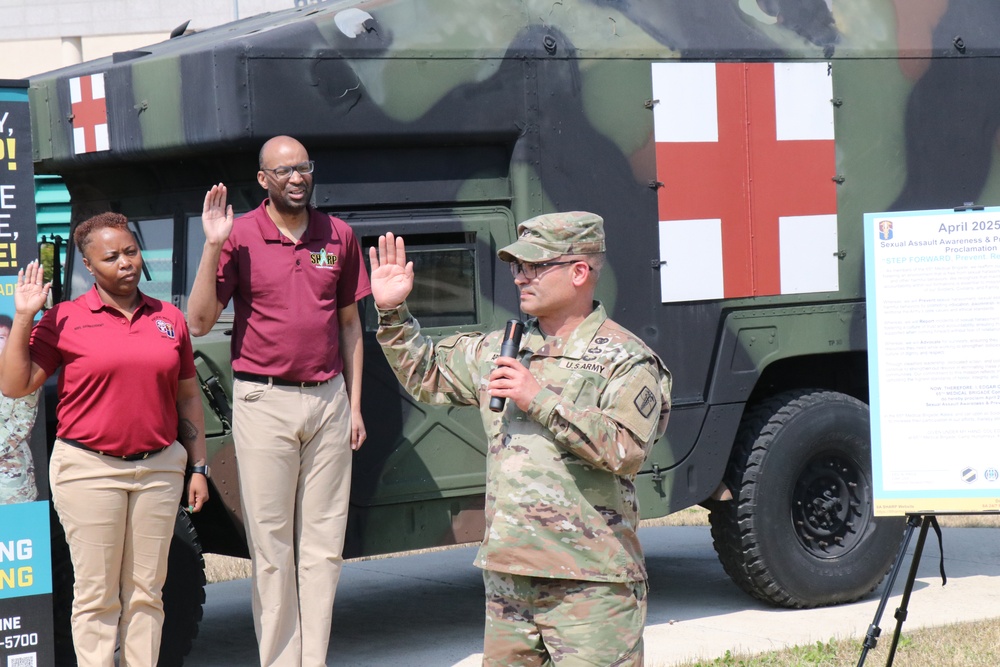 The 65th Medical Brigade Conducts Sexual Assault Awareness and Prevention Month Proclamation