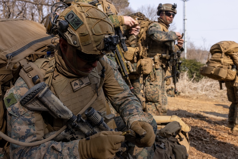 4th Marine Regiment conducts Force-on-Force Training Exercise during KMEP 25.1