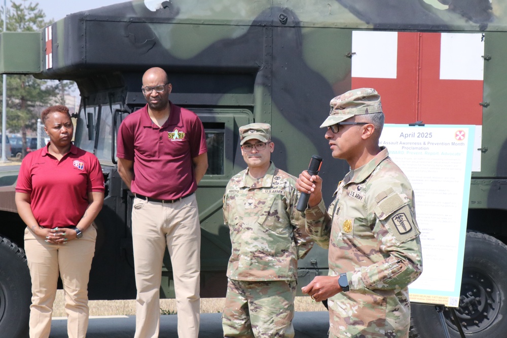 The 65th Medical Brigade Conducts Sexual Assault Awareness and Prevention Month Proclamation