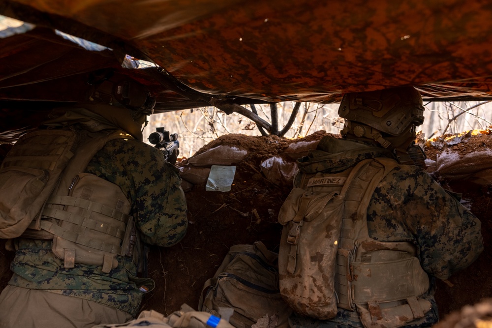 4th Marine Regiment conducts Force-on-Force Training Exercise during KMEP 25.1