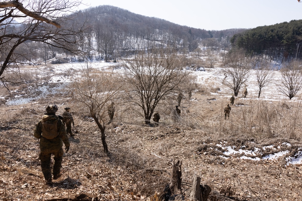 4th Marine Regiment conducts Force-on-Force Training Exercise during KMEP 25.1